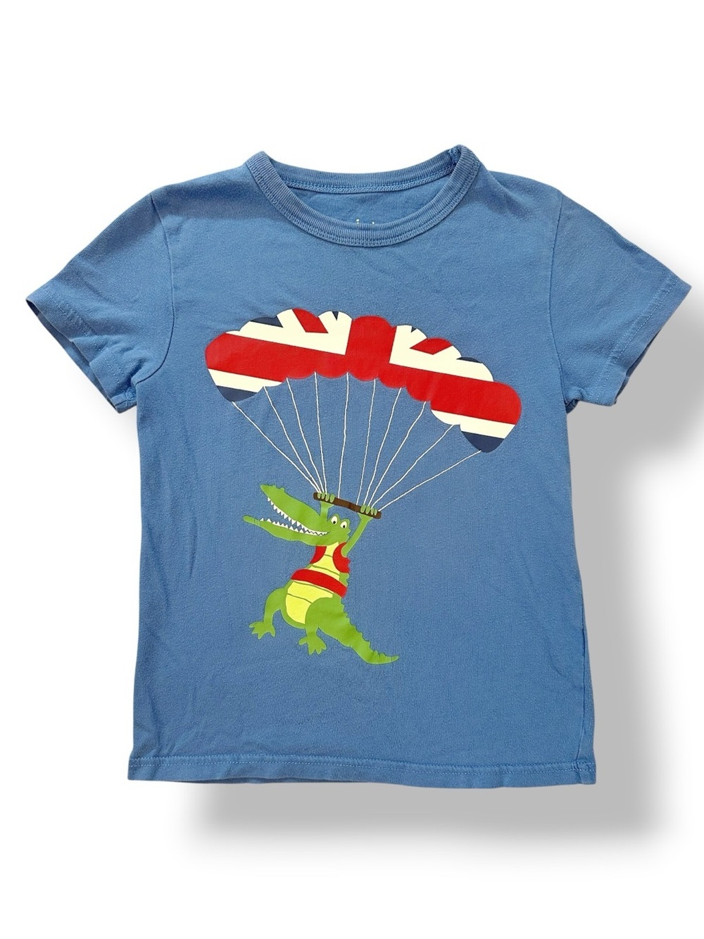 Mini Boden | Parachuting Alligator Graphic Cotton Tee (5-6)